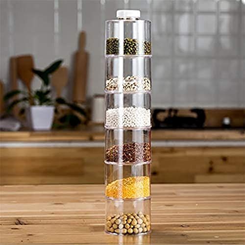 Spice 6PCS Boîtes de Rangement d'épices Spice Tower
 Fiche Technique et Prix au Maroc