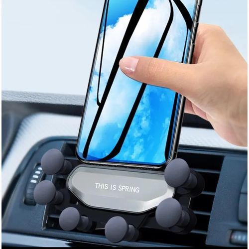 Support Téléphone Voiture Rétractable à Grille d'Aération
 Fiche Technique et Prix au Maroc