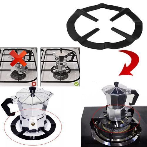 Support réducteur en acier inoxydable cuisinière à gaz noir plaque de cuisson étagère anneau
 Fiche Technique et Prix au Maroc