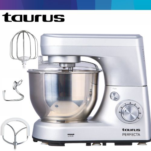 Taurus PERFECTA Robot pétrin multifonctions 7L Bol en inox Solide,1200W avec 6 Vitesses
 Fiche Technique et Prix au Maroc