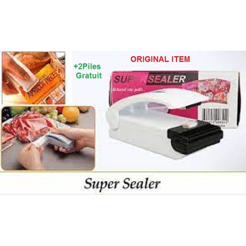 Vacuum Sealer Mini Soudeuse manuelle, machine à sceller sacs en plastique, Scellant Manuel, Scellage Super Sealer
 Fiche Technique et Prix au Maroc