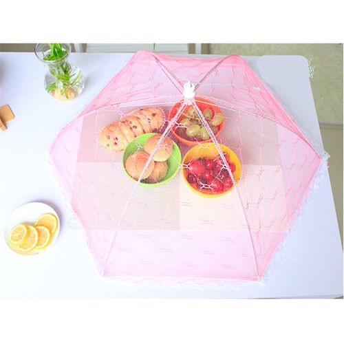 anti insectes pliable Moustiquaire Nappe de cuisine en dentelle forme de parapluie couvrent la nourriture
 Fiche Technique et Prix au Maroc