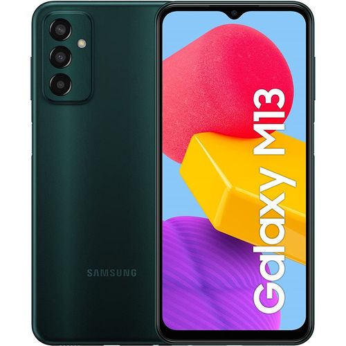 Samsung Galaxy M13 - 6.6" - 4GB RAM + 64 GB ROM - 50 MP- Green
 Fiche Technique et Prix au Maroc