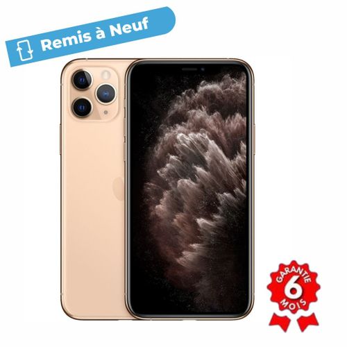 Apple iPhone 11 Pro 5.8" - 4 GB + 64 GB - Gold - Remis à neuf - Garantie 6 mois
 Fiche Technique et Prix au Maroc