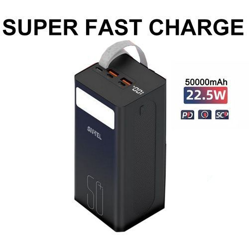 Shtel PowerBank 50000 Mah Fast Charge QC 22.5W + Sticker + Bracelet Hope
 Fiche Technique et Prix au Maroc