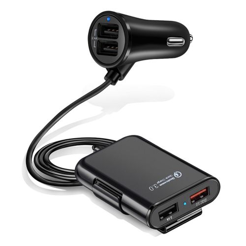 4 Ports USB Chargeur de Voiture USB avec Hub USB D'extension pour la Charge des Sièges
 Fiche Technique et Prix au Maroc