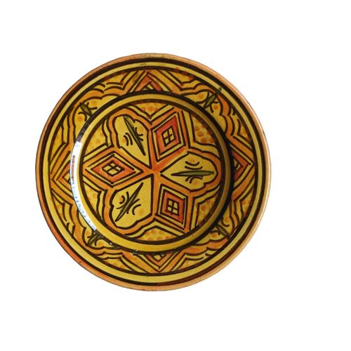 Assiette de poterie pour bols et tasse café plats traditionnels  16 cm
 Fiche Technique et Prix au Maroc