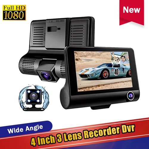 Voiture DVR 3 Caméras 4.0 Pouces Dash Cam Enregistreur Vidéo de Voiture
 Fiche Technique et Prix au Maroc