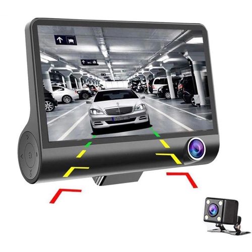 DashCam Car DVR 4 pouces Full HD 1080P Enregistreur vidéo  3 lentilles Caméra
 Fiche Technique et Prix au Maroc