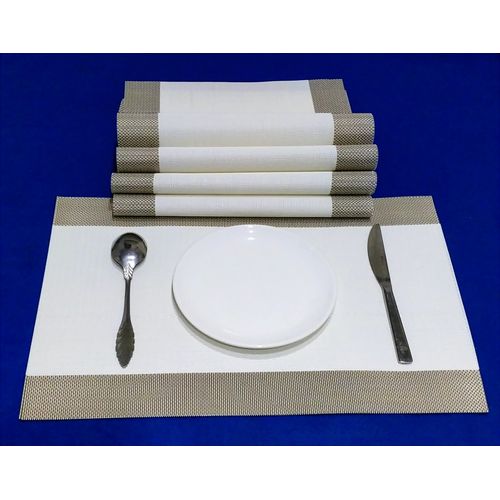 6 Pcs Sets de Table Anti-Glissant en PVC Napperon Lavables
 Fiche Technique et Prix au Maroc