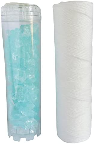 AQUAWATER - 105010 - Kit Performance - Lot de 2 cartouches : 1 filtrante bobinée et 1 pour filtrer les impuretés contenues dans l’eau. Pour bol de taille standard 10"- Durée de la cartouche 12 mois Avis, Fiche Technique et Prix au Maroc