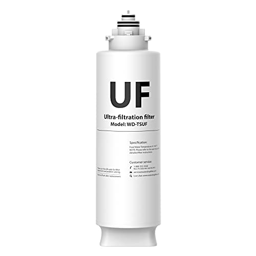 Waterdrop TSUF Ultra Filtration Filtre à eau sous table de remplacement pour Waterdrop TSU-W Système de filtration à eau 3 niveaux Ultra Filtration sous table 0,01 micron Avis, Fiche Technique et Prix au Maroc