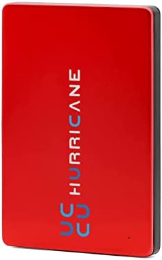 HURRICANE 250 Go 2,5 pouces Disque dur externe portable USB Type C MD25C3 Disque dur externe pour photos Smart TV PC Ordinateur portable PS4 PS5 Xbox Compatible avec Windows Mac OS Linux Rouge Fiche Technique et Prix au Maroc