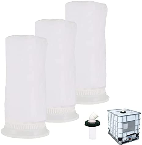 GEDEGOOK 3PCS Filtre IBC en Nylon pour réservoir d'eau de Pluie IBC 1000L,Filtre de Réservoir d'eau de Pluie IBC Filtre de Rechange,Raccord de Couvercle de Réservoir IBC (163 mm) Avis, Fiche Technique et Prix au Maroc