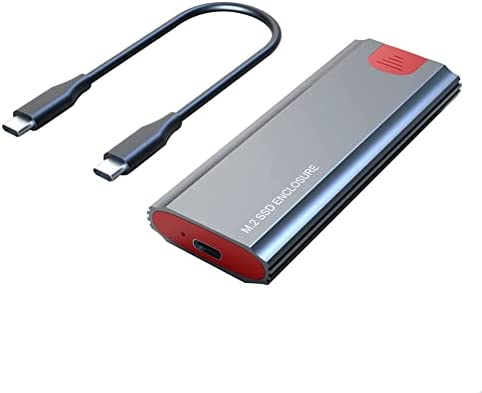 Sxdluzi M2 SSD Case M.2 vers USB 3.1 Gen 2 10Gbps NVMe SSD BoîTier pour NVMe PCIE M Key/(B+M) Key SSD Disque Dur, M2 SSD Case CC Fiche Technique et Prix au Maroc
