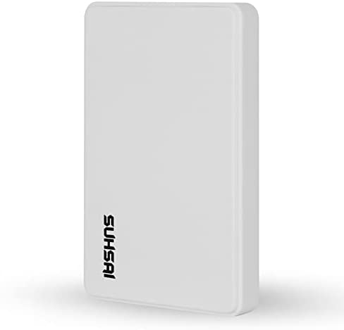 Suhsai Disque dur externe 2.5" USB 3.0 ultra rapide, disque dur portable pour le stockage, sauvegarde pour PC, Mac, ordinateur de bureau, ordinateur portable, MacBook, Smart TV (200 Go, blanc) Fiche Technique et Prix au Maroc