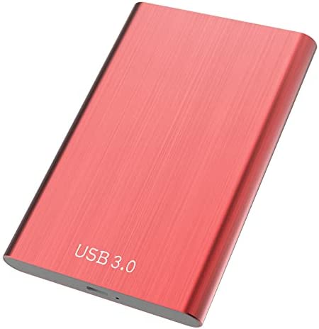 Leideu Disque Dur Externe 1to Type C USB3.1 Disque Dur Externe pour PC, Mac, Ordinateur de Bureaup Wii U, Xbox(1to, Rouge) Fiche Technique et Prix au Maroc