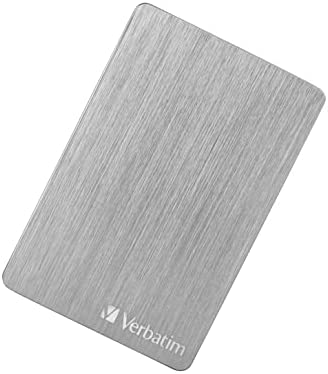 Verbatim Store 'n' Go Aluminium Slim I 2 to I Argent I Disque Dur Externe I USB 3.2 GEN 1 I Disque Dur Externe en Aluminium I pour Windows & Mac OS X I Disque Dur Portable I Disque Dur USB Fiche Technique et Prix au Maroc