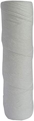 AQUAWATER - 104977 - Cartouche filtrante anti-sédiments bobinée 20 microns - Pour bol de taille standard 9""3/4, pour filtrer les impuretés de l'eau - Fabriqué en France Avis, Fiche Technique et Prix au Maroc