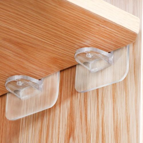 4 pièces Support d'étagère sans colle adhésif
 Fiche Technique et Prix au Maroc