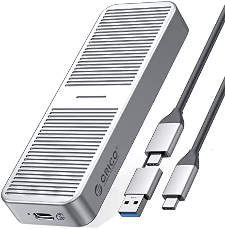ORICO Boîtier SSD M.2 NVMe 20Gbps USB3.2 Gen2x2 Adaptateur PCIe USB-C pour NVMe M-Key/M+B Key SSD 2230/2242/2260/2280, Aluminium Adaptateur NVMe USB(Gilet de Refroidissement,UASP,Trim)-M223 Fiche Technique et Prix au Maroc