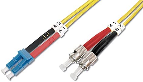 DIGITUS LWL câble Patch OS2-2 m LC vers St câble Fibre Optique - LSZH - Duplex monomode 09/125µ - 10 GBit/s - Jaune Avis, Fiche Technique et Prix au Maroc