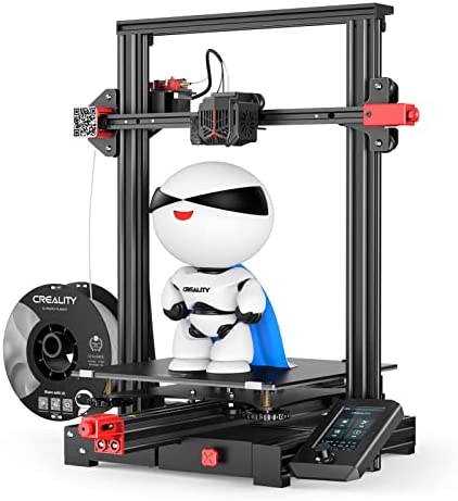 HUIOP Imprimante 3D,Imprimante 3D de Bureau Originale Ender-3 Max Neo Impression 3D FDM Taille d'impression 300x300x320 mm avec Double axe Z Stable Écran de Bouton Couleur 4,3 '' Prise en Charge de Fiche Technique et Prix au Maroc