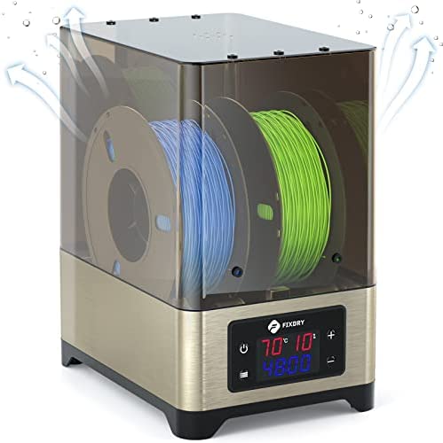 Boîte de Séchage de Filament,Aomdom 70℃ Boîte de Séchage 3D PTC 110 W Filament Dryer Box Filament D'imprimante 3D de Filament Déshydrateur de Filament de 1.75mm, 2.85mm et 3.00mm Fiche Technique et Prix au Maroc