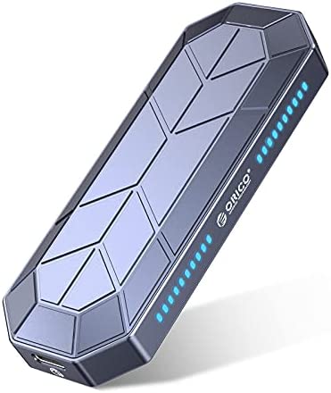 ORICO M.2 NVME Boîtier SSD RGB USB3.1 Gen2 10 Gbit/s PCIe M-Key/B + M Key USB C Solid State Drive Adaptateur pour NVMe SSD Taille 2230/2242/2260/2280, Aluminium Compatible UASP Smart Shuim-M2VG01 Fiche Technique et Prix au Maroc