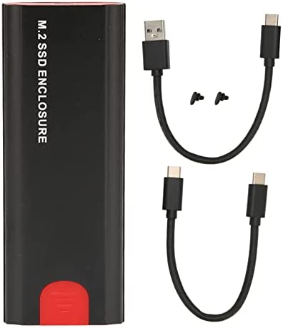 Boîtier SSD M.2 NVMe, USB3.1 Gen2 Type C Adaptateur de Boîtier SSD M.2 PCIe NVMe M Key, Boîtier de Disque SSD 10 Gbit/s pour SSD M.2 SATA NVMe 2230/2242/2260/2280(Le Noir) Fiche Technique et Prix au Maroc