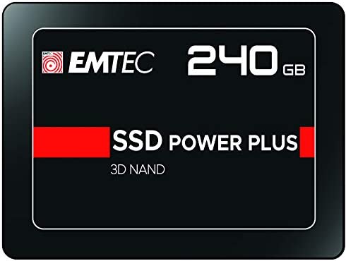 Emtec ECSSD240GX150 - Disque SSDInterne - 2.5'' - SATA - Collection X150 Power Plus - 3D NAND - 240 GB Fiche Technique et Prix au Maroc