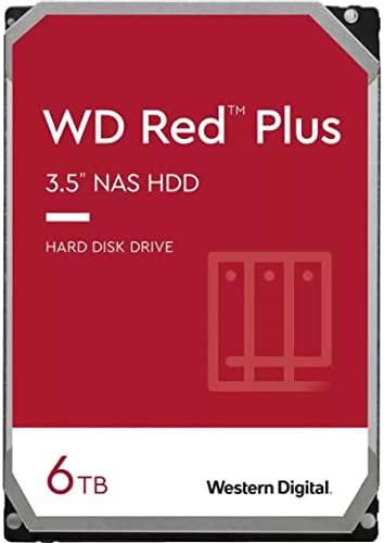 Western Digital WD Raudona Plus 6TB SATA 6Gb/s 3.5inch 258MB Cache Internal HDD Bulk Fiche Technique et Prix au Maroc