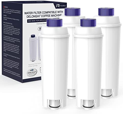 iRhodesy Filtre à eau pour Machines à Café DeLonghi, Filtre à eau Cartouche à Charbon Actif Compatible avec Machines à Café ECAM, ESAM, ETAM, BCO, EC. RHS002 Avis, Fiche Technique et Prix au Maroc