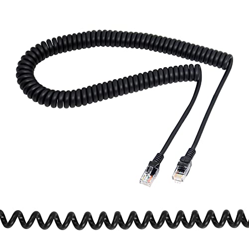 RIIEYOCA Câble spiralé Ethernet Cat5e Câble rétractable RJ45 Réseau LAN Câble spiralé pour ordinateurs portables, ordinateurs de bureau, routeurs, décodeurs -Étirable jusqu'à 2,5M Avis, Fiche Technique et Prix au Maroc