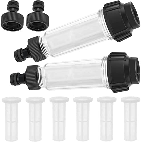 Bztzhm 2 Pièces Filtre à Eau pour Nettoyeurs Haute Pression, Nettoyeurs Haute Pression Filtre Compatible, Pré-Filtre à Eau 3/4", avec 4 Inserts de Filtre et 4 Adaptateurs Rapides, pour Haute Pression Avis, Fiche Technique et Prix au Maroc