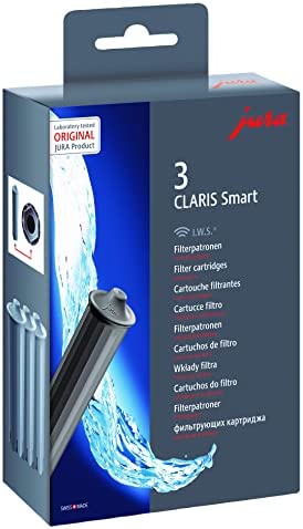 Jura Claris Smart Cartouche filtrante, gris, 3,7 x 14 x 15 cm, 1 pack avec trois cartouches d'impression Avis, Fiche Technique et Prix au Maroc