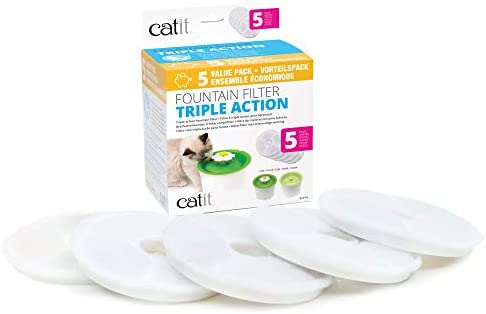 Catit Pack de 5 Filtres à Triple Action pour abreuvoir pour chat Avis, Fiche Technique et Prix au Maroc