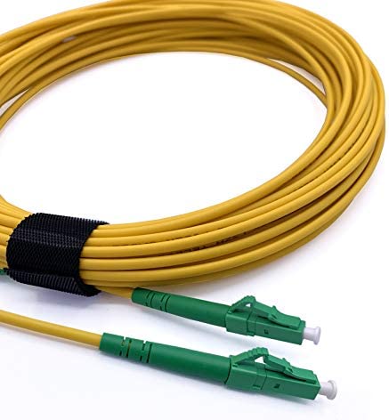 Elfcam® - Câble à Fibre Optique LC/APC à LC/APC Monomode Simplex, 9/125μm Jarretière Optique LSZH (1M) Avis, Fiche Technique et Prix au Maroc