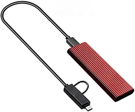 Myya Adaptateur de châssis SSD M.2 NVMe USB3.1 GEN2 10 Gbit/s, double protocole, convient pour le boîtier de disque dur haute vitesse M.2/Ngff- M.2, convient pour SSD 2230/2242/2260/2280 Fiche Technique et Prix au Maroc