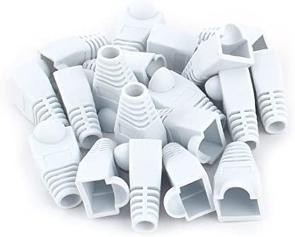 Copapa Lot de 100 connecteurs de câble Ethernet RJ45 en plastique souple pour câble CAT5 CAT5E CAT6 CAT6E Blanc Avis, Fiche Technique et Prix au Maroc