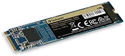 Verbatim Disque dur interne Vi3000 PCIe Gen 3.0 X4 NVMe M.2 2280 1 To Fiche Technique et Prix au Maroc