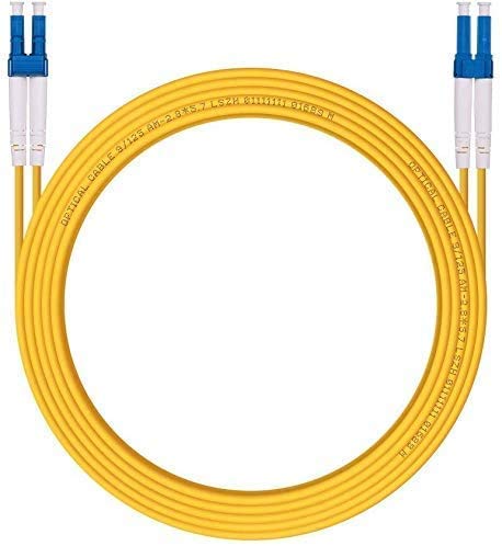 Elfcam® - Câble à Fibre Optique (Jarretière Optique) LC/UPC à LC/UPC, OS2 Monomode Duplex 9/125um (10M) Avis, Fiche Technique et Prix au Maroc