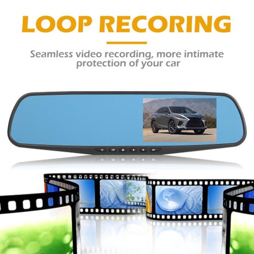 4,3 pouces voiture Dash Cam 24H conduite enregistreur HD 1080P miroir
 Fiche Technique et Prix au Maroc