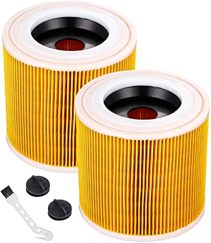 Zawaer Filtre à Cartouche, Lot De 2 Filtre Aspirateur Karcher, Pour Kärcher WD3 Premium, WD2, WD3, WD3P, MV2, MV3 - Filtre WD3 - Filtre De Rechange Pour Aspirateur Kärcher 6.414-552.0/64145520 Avis, Fiche Technique et Prix au Maroc