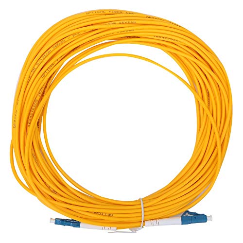 BYARSS Cables fibre optique,Câble de raccordement de fibre, 15m LC/UPC à LC/UPC fibre optique monomode cordon de câble de raccordement virole en céramique Avis, Fiche Technique et Prix au Maroc
