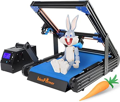 IdeaFormer IR3 V1 Imprimante 3D à Bande Transporteuse, Extrudeur à Double Engrenage Machine d'impression Infinie, 3D Printer Taille d'impression 250 × 250 × ∞ mm Fiche Technique et Prix au Maroc