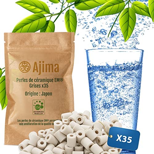 Ajima 35 Perles de Céramique Grises Filtre à Eau Naturel pour Carafe Bouilloire Gourde Lave Linge Solution Filtrante Ecologique Anti Calcaire Purification Eau Avis, Fiche Technique et Prix au Maroc