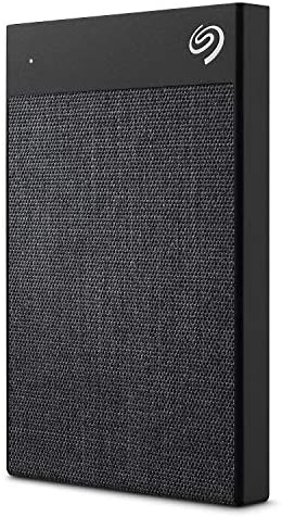 Seagate Ultra Touch, 2 To, Disque dur externe portable HDD – Noir, USB-C USB 3.0, Abonnement de 4 mois à la formule Adobe Creative Cloud, et services Rescue valables 2 ans (STHH2000400) Fiche Technique et Prix au Maroc