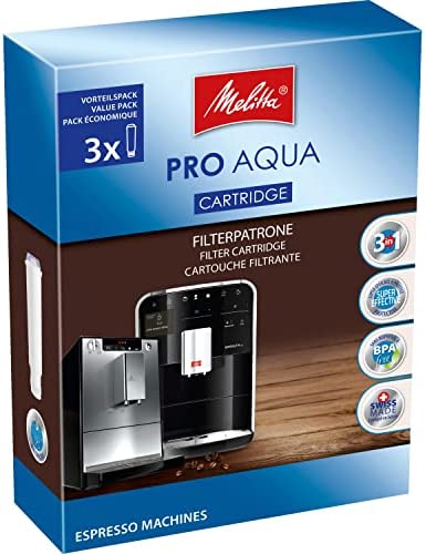Melitta 224562 Cartouche filtrante pour machines à café automatiques | 3 cartouches Pro Aqua | Prévention du calcaire | Facile à utiliser | 3 cartouches Avis, Fiche Technique et Prix au Maroc