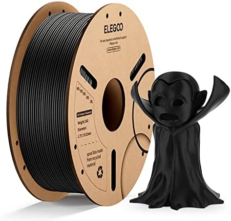 Filament PLA de 1,75 mm Précision +/- 0,02 mm pour impression 3D imprimantes 3D FDM 1 kg, Noir Fiche Technique et Prix au Maroc